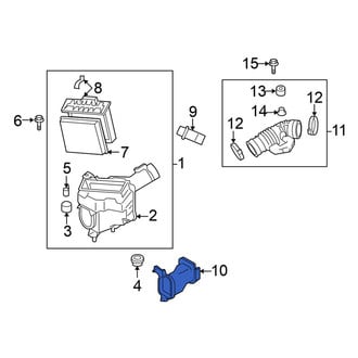 Nissan OE - Front Left Engine Air Intake Hose