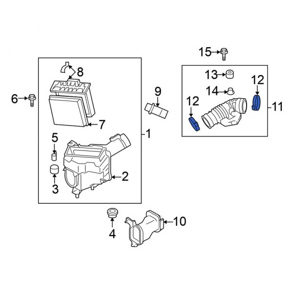 Engine Air Duct Clamp