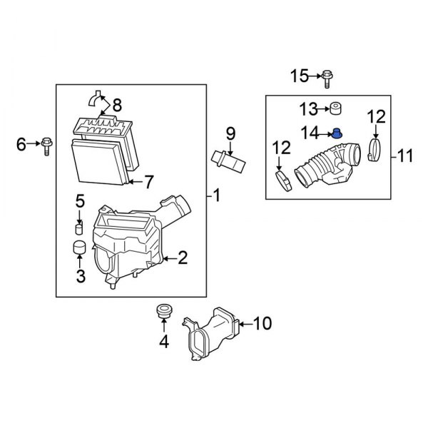 Engine Air Intake Hose Sleeve