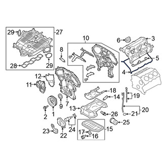 Nissan OE - Left Engine Valve Cover Gasket