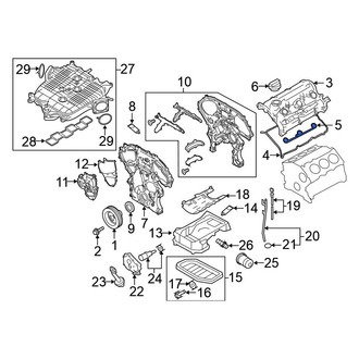 Nissan OE - Right Engine Valve Cover Gasket