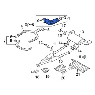 Nissan OE - Right Catalytic Converter