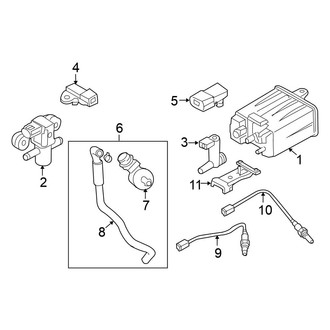 Nissan OE - Emission System - Emission Components