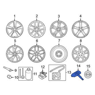 Nissan OE - Tire Pressure Monitoring System (TPMS) Sensor