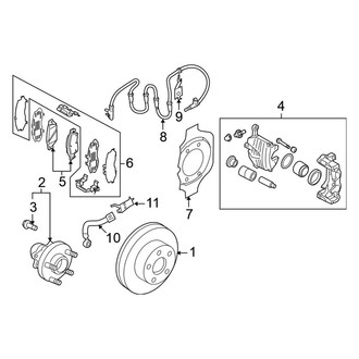 Nissan OE - Front Suspension - Brake Components (Brakes)