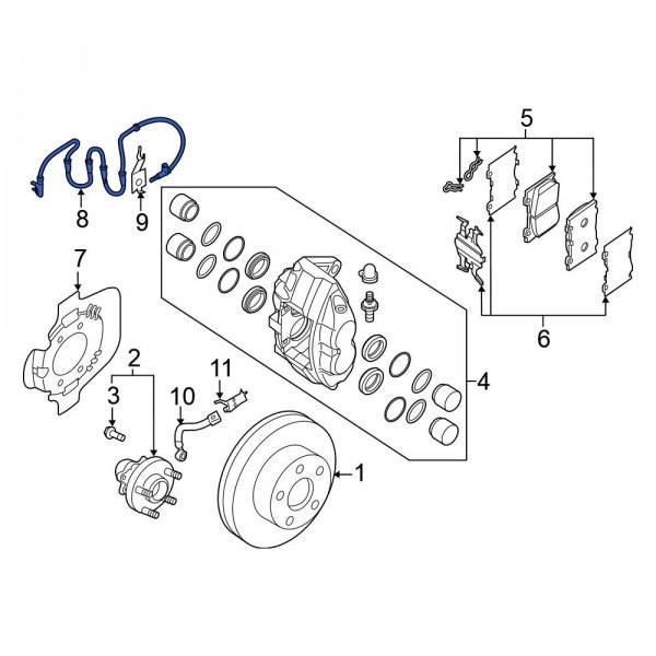 ABS Wheel Speed Sensor