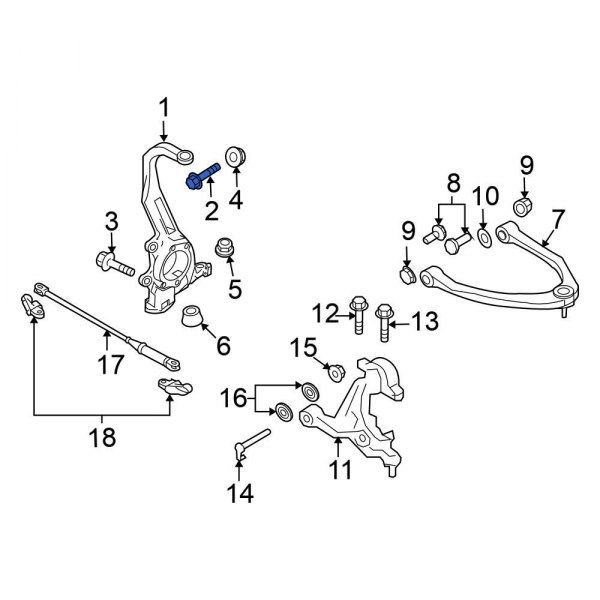 Steering Knuckle Bolt