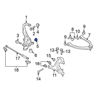 Nissan OE - Outer Steering Tie Rod Nut