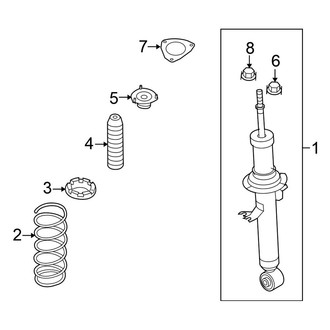 Nissan OE - Front Suspension - Struts & Components