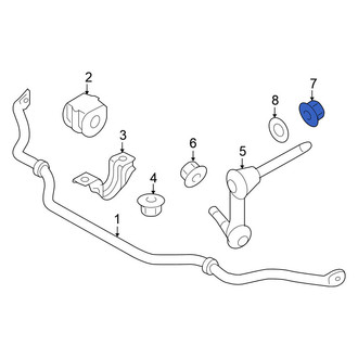 Nissan OE - Suspension Stabilizer Bar Bracket Nut