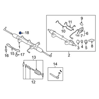 Nissan OE - Lower Suspension Control Arm Nut