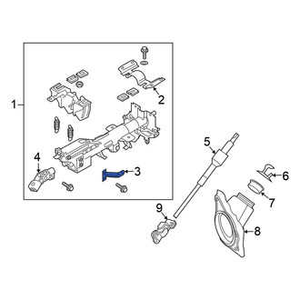 Nissan OE - Lower Steering Column Bracket