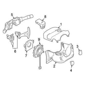 Nissan OE - Steering Column - Shroud, Switches & Levers
