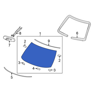 Nissan OE - Front Windshield