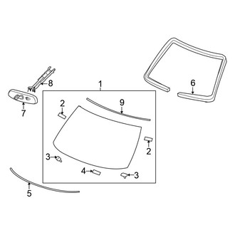 Nissan OE - Windshield - Glass
