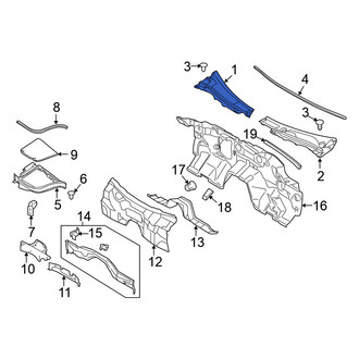 Nissan OE - Right Cowl Cover