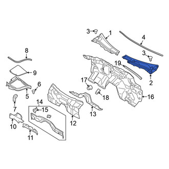 Nissan OE - Left Cowl Cover