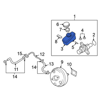 Nissan OE - Brake Master Cylinder Reservoir