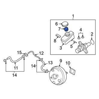 Nissan OE - Brake Master Cylinder Reservoir Strainer