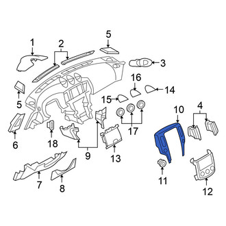 Nissan OE - Upper Instrument Panel Trim Panel