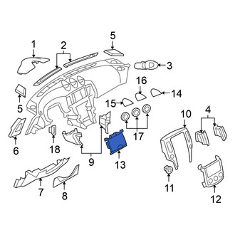 Nissan OE - Instrument Panel Storage Compartment