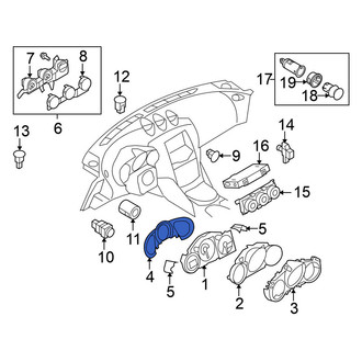 Nissan OE - Instrument Cluster Housing Cover