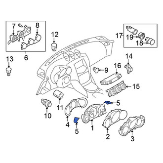 Nissan OE - Left Instrument Cluster Housing Cover