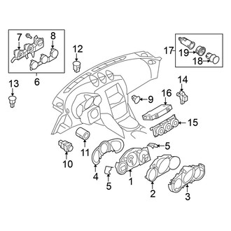 Nissan OE - Instrument Panel - Cluster & Switches