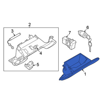 Nissan OE - Front Glove Box Door