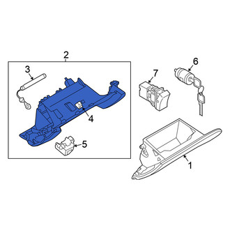 Nissan OE - Front Glove Box