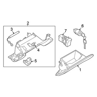 Nissan OE - Instrument Panel - Glove Box