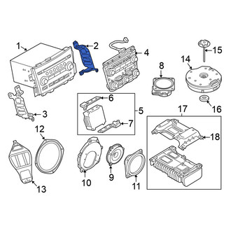 Nissan OE - Right Radio Bracket