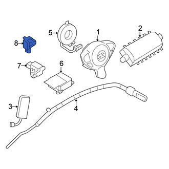 Nissan OE - Center Air Bag Impact Sensor