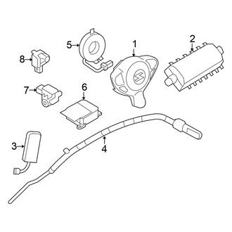Nissan OE - Restraint Systems - Air Bag Components (Coupe)