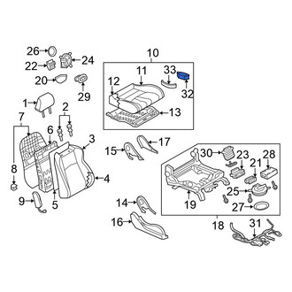 Nissan OE - Left Power Seat Switch