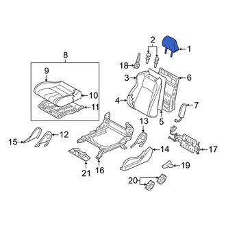 Nissan OE - Left Headrest