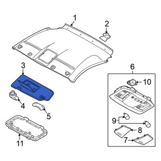 Nissan OE - Left Sun Visor