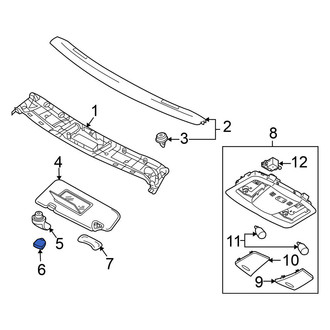 Nissan OE - Sun Visor Cover