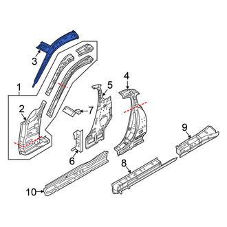 Nissan OE - Left Inner Body A-Pillar