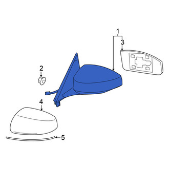 Nissan OE - Front Left Door Mirror