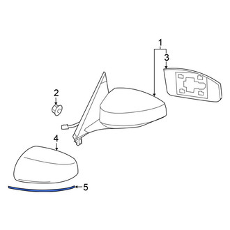 Nissan OE - Front Right Door Mirror Trim Ring