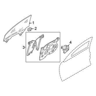 Nissan OE - Door - Glass & Hardware
