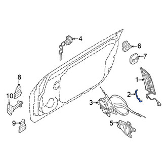 Nissan OE - Front Left Door Lock Operating Rod