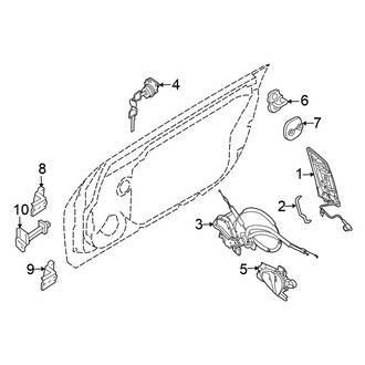 Nissan OE - Door - Lock & Hardware (Coupe)