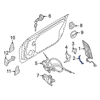 Nissan OE - Front Left Door Lock Operating Rod