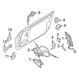 Nissan OE - Door - Lock & Hardware (Convertible)