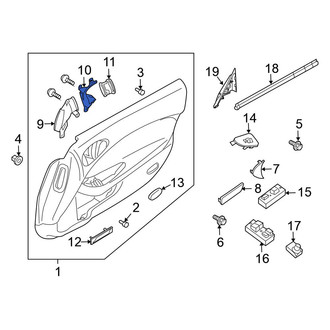 Nissan OE - Left Door Trim Molding