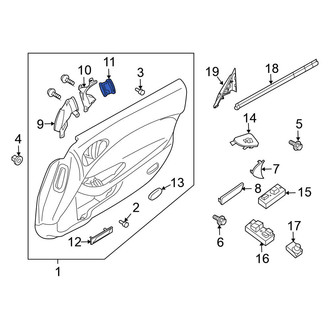 Nissan OE - Outer Dashboard Air Vent