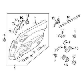 Nissan OE - Door - Interior Trim (Coupe)