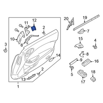 Nissan OE - Right Inner Dashboard Air Vent